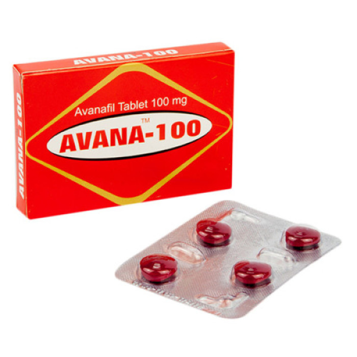Авана (Avana) 100 мг 4 таблетки