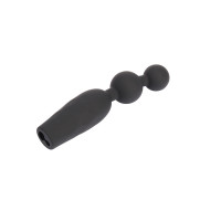 Анальная пробка с вибрирующими бусинами Vibrating Booty Beads-Black Mont-CHISA