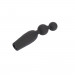 Анальная пробка с вибрирующими бусинами Vibrating Booty Beads-Black Mont-CHISA