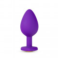 Анальная пробка с камнем BlushTEMPTASIA BLING PLUG SMALL PURPLE