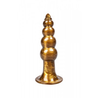 Анальная пробка елочка Gold Cdt Bisley Dark Muscle Chisa