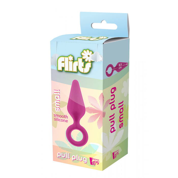 Анальная пробка Dream Toys FLIRTS PULL PLUG SMALL PINK