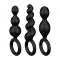 Набор анальных цепочек Satisfyer Booty Call set of 3 Black