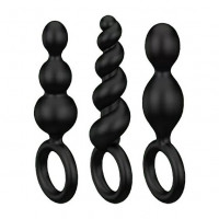 Набор анальных цепочек Satisfyer Booty Call set of 3 Black
