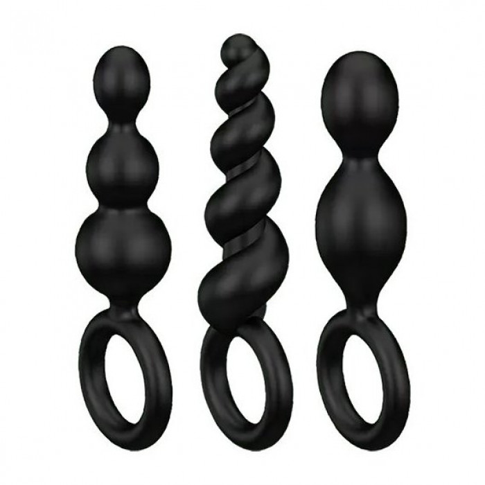 Набор анальных цепочек Satisfyer Booty Call set of 3 Black