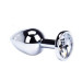 Анальний корок Metal Crystal, S