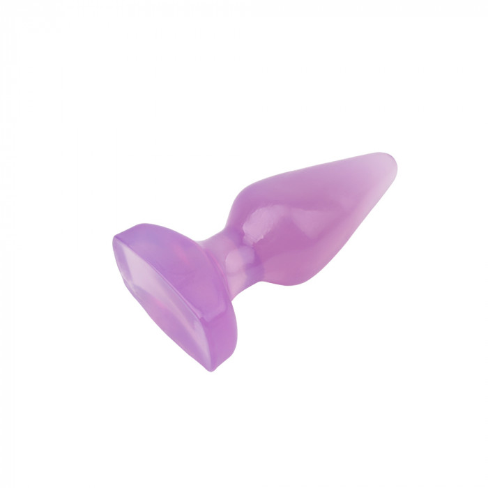 Анальная пробка большая Hi-Rubber Purple Chisa