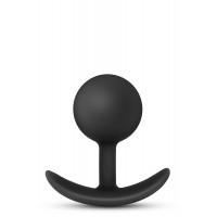 Анальний плаг Blush з внутрішнім кулькою Adventures Platinum Silicone Vibra