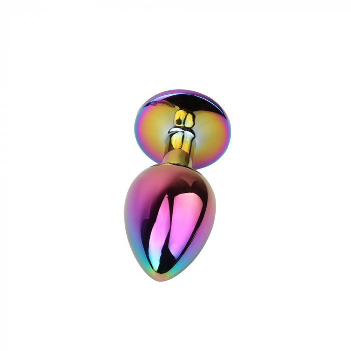 Анальная пробка с кристаллом Hi-Basi Jewelled Metel Butt Plug Chisa