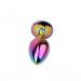 Анальная пробка с кристаллом Hi-Basi Jewelled Metel Butt Plug Chisa