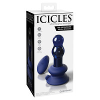 Анальна пробка Icicles з вібрацією та пультом