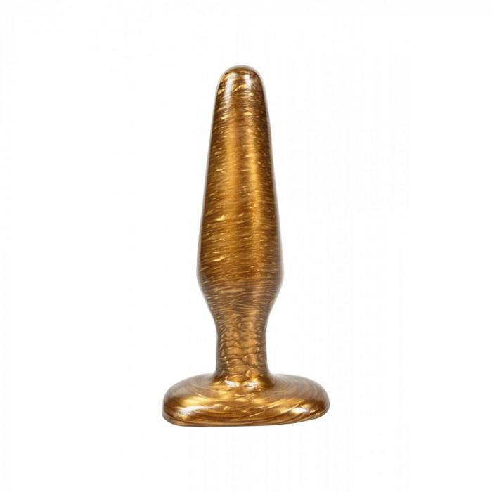 Анальная пробка золотая Chisa Dark Muscle Hiney Rod M