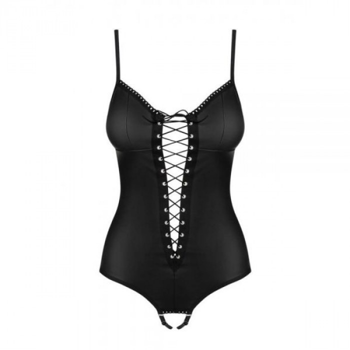 Боді Redella crotchless teddy black S / M