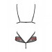 Боді Obsessive Megies teddy black S / M