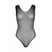Leg Avenue Rhinestone fishnet bodysuit OS Black