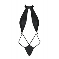 Боди-халтер из экокожи Passion JANNIES BODY S/M black