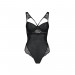 Боді з еко-шкіри та мережива Loona Body black L/XL - Passion