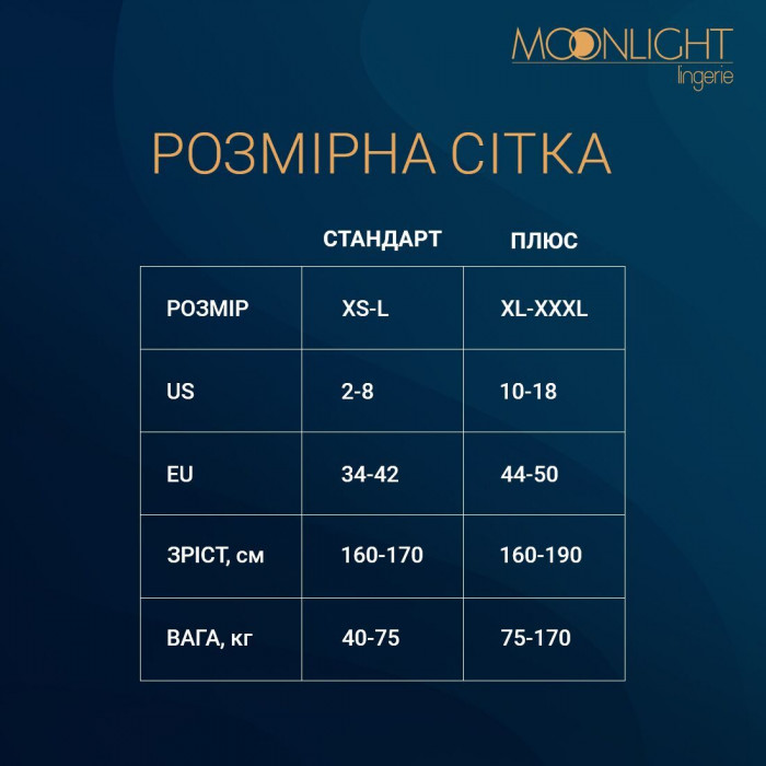 Бодистокинг Moonlight Plus Model 04 XL-XXXL Black, с доступом
