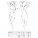 Боді монокіні ADARA BODY black XXL/XXXL - Passion