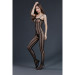 Прозрачный бодистокинг Moonlight Model 03 XS-L Black, с доступом