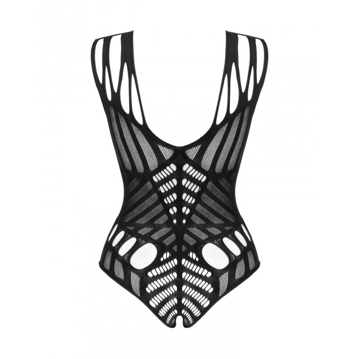 Боди с большими вырезами Obsessive B139 crotchless teddy S/M/L, с доступом