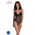 Сетчатое боди с кружевным лифом Passion DELIENA BODY S/M black