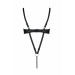 Боді з екошкіри Passion Celine Body 6XL/7XL black, з доступом, відкритий
