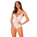 Эротическое полупрозрачное боди Obsessive Heavenlly crotchless teddy XL/2XL, с доступом