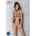 Боди с открытой грудью Passion DOMINICA BODY XXL/XXXL beige, воротник-чокер, корсет