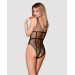 Бодістокінг із великої сітки з доступом Obsessive B117 teddy S/M/L, чорний