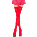 Плотные непрозрачные чулки Leg Avenue Opaque Nylon Thigh Highs Red, one size