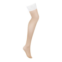 Чулки Obsessive Heavenlly stockings XS/S, широкая резинка