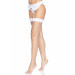 Чулки в крупную сетку Leg Avenue Fence Net Thigh Highs White, one size