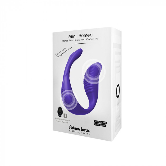 Вібратор для пар Adrien Lastic Mini Romeo II з пультом LRS і двома моторчиками