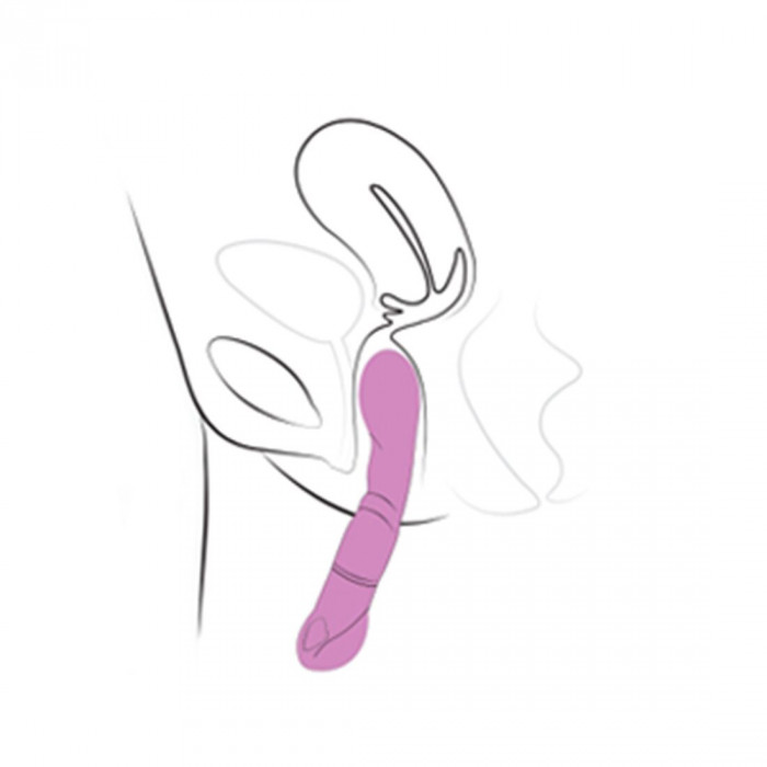 Вібратор Adrien Lastic Nyx 2.0 стимуляція точки G і входу в піхву, що перезаряджається