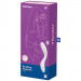 Вібратор із перлинною стимуляцією точки G Satisfyer Rrrolling Pleasure White