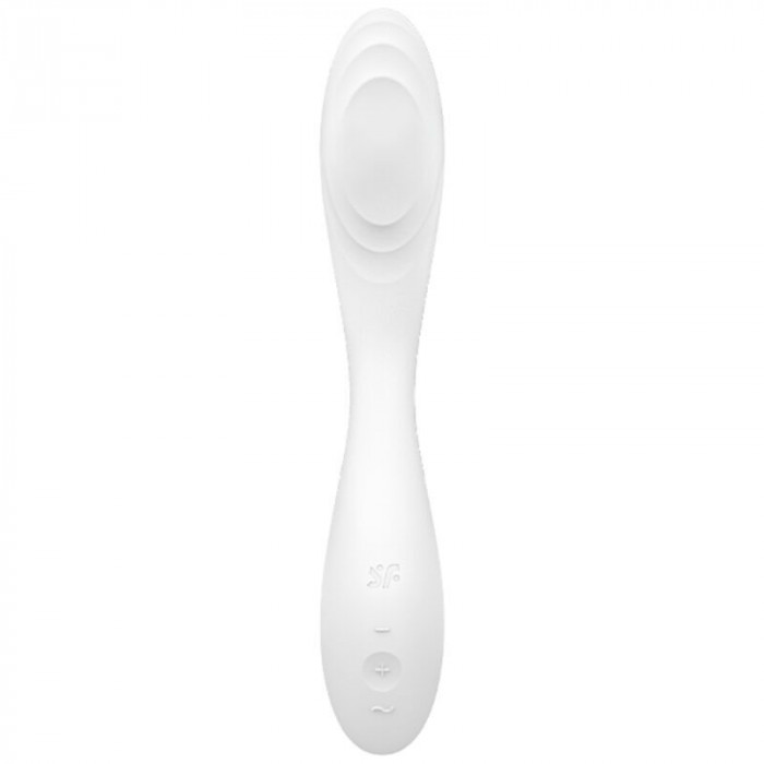 Вібратор із перлинною стимуляцією точки G Satisfyer Rrrolling Pleasure White