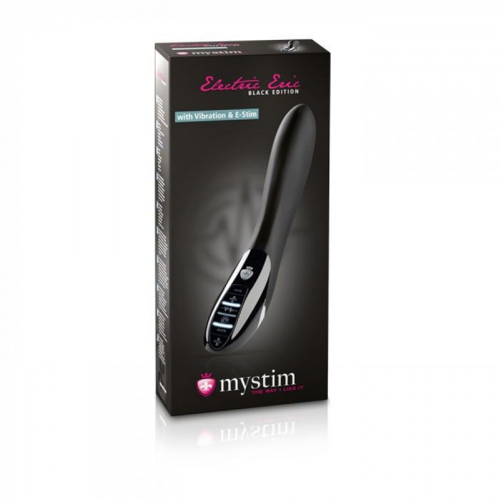 Вібратор з електростимуляцією MYSTIM Electric Eric E-Stim Vibrator-Black