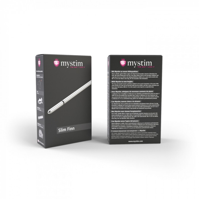 Уретральный катетер с электростимуляцией MYSTIM - FINN URETHRAL SOUND SLIM, диаметр 6 мм