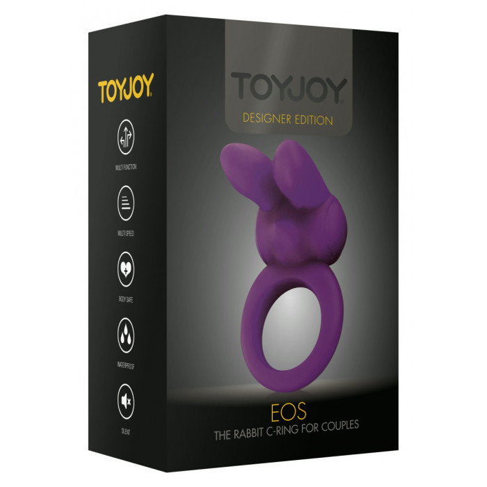 Эрекционное вибро кольцо Eos the Rabbit C-Ring