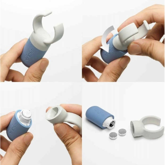 Эрекционное кольцо с вибрацией TENGA SVR one -Сірий