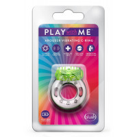 Эрекционное виброкольцо PLAY WITH ME AROUSER VIBRATING C-RING GREEN