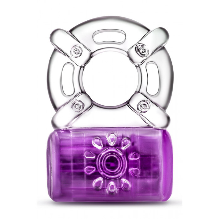 Эрекционное виброкольцо PLAY WITH ME ONE NIGHT STAND VIBRATING C-RING PURPLE