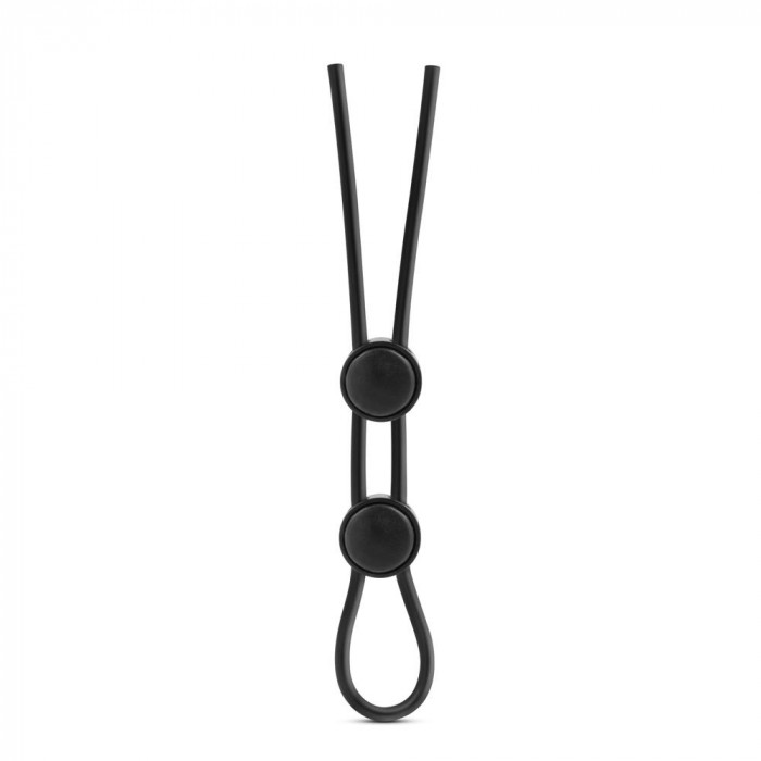 T331085 Регулируемое эрекционное кольцо STAY HARD DOUBLE LOOP BLACK