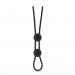 T331085 Регулируемое эрекционное кольцо STAY HARD DOUBLE LOOP BLACK