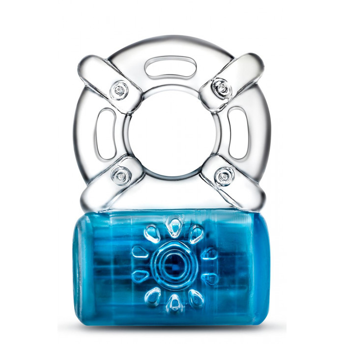 Эрекционное виброкольцо PLAY WITH ME ONE NIGHT STAND VIBRATING C-RING BLUE