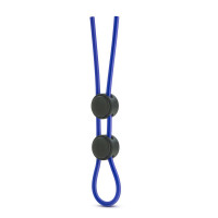 T331084 Регулируемое эрекционное кольцо STAY HARD DOUBLE LOOP BLUE