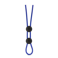 T331084 Регулируемое эрекционное кольцо STAY HARD DOUBLE LOOP BLUE