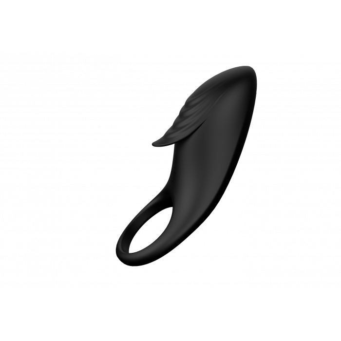 Эрекционное виброкольцо с пультом управления RINGS OF LOVE REMOTE COCKRING BLACK