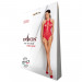 Бодістокінг з декольте Passion BS088 red, імітація корсетної шнурівки